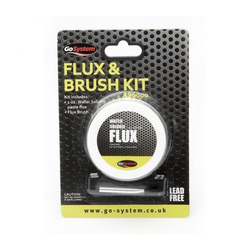 Lead Free Water Soluble Flux & Brush Set image 1