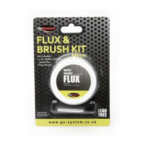 Lead Free Water Soluble Flux & Brush Set